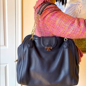 Tory Burch Megan Leather Satchel Bag